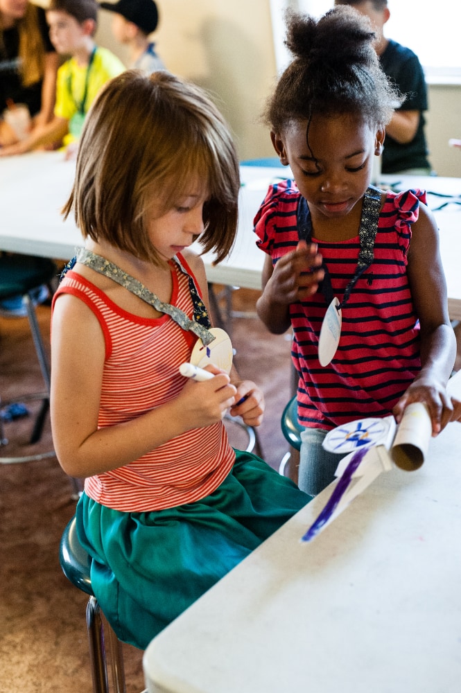 During the summer of 2015, 5 and 6 year old children participating in the Leahy-Holloran Community Center summer camp visited Pierce House for Triumphs and Trophies, a program focusing on Henry Knox's journey to Fort Ticonderoga.