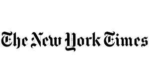 A logo for the New York Times