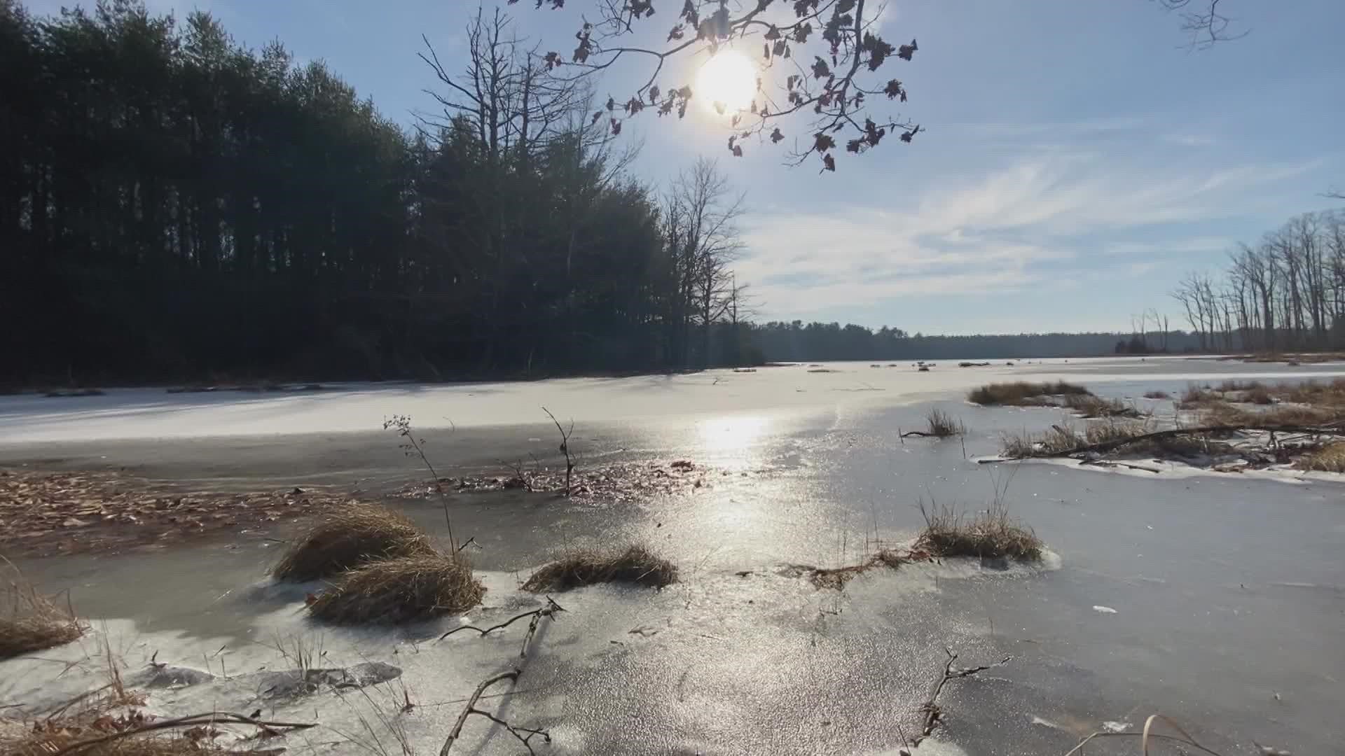 River view in winter