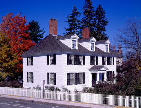 Exterior view of Sarah Orne Jewett House, South Berwick, Me.