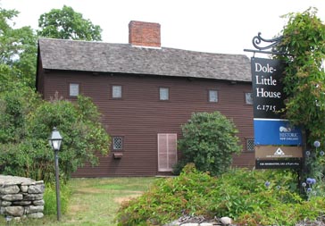 Exterior view of Dole-Little House, Newbury, Mass.