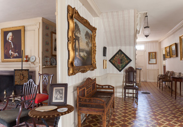 Quincy House, Hallway and West Parlor