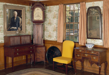 Winslow Crocker House, Yarmouthport, MA. Parlor