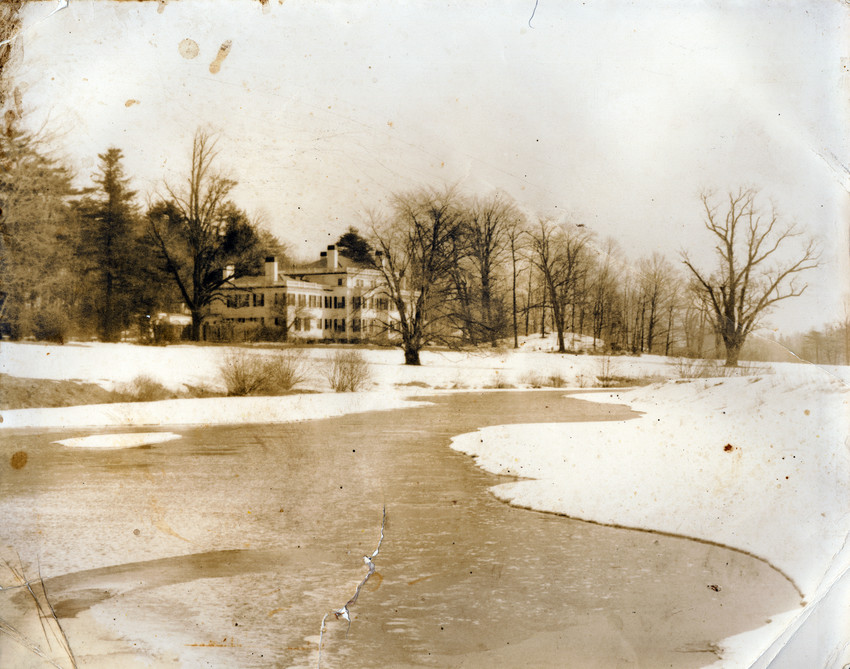 Lyman Estate under cover of snow
