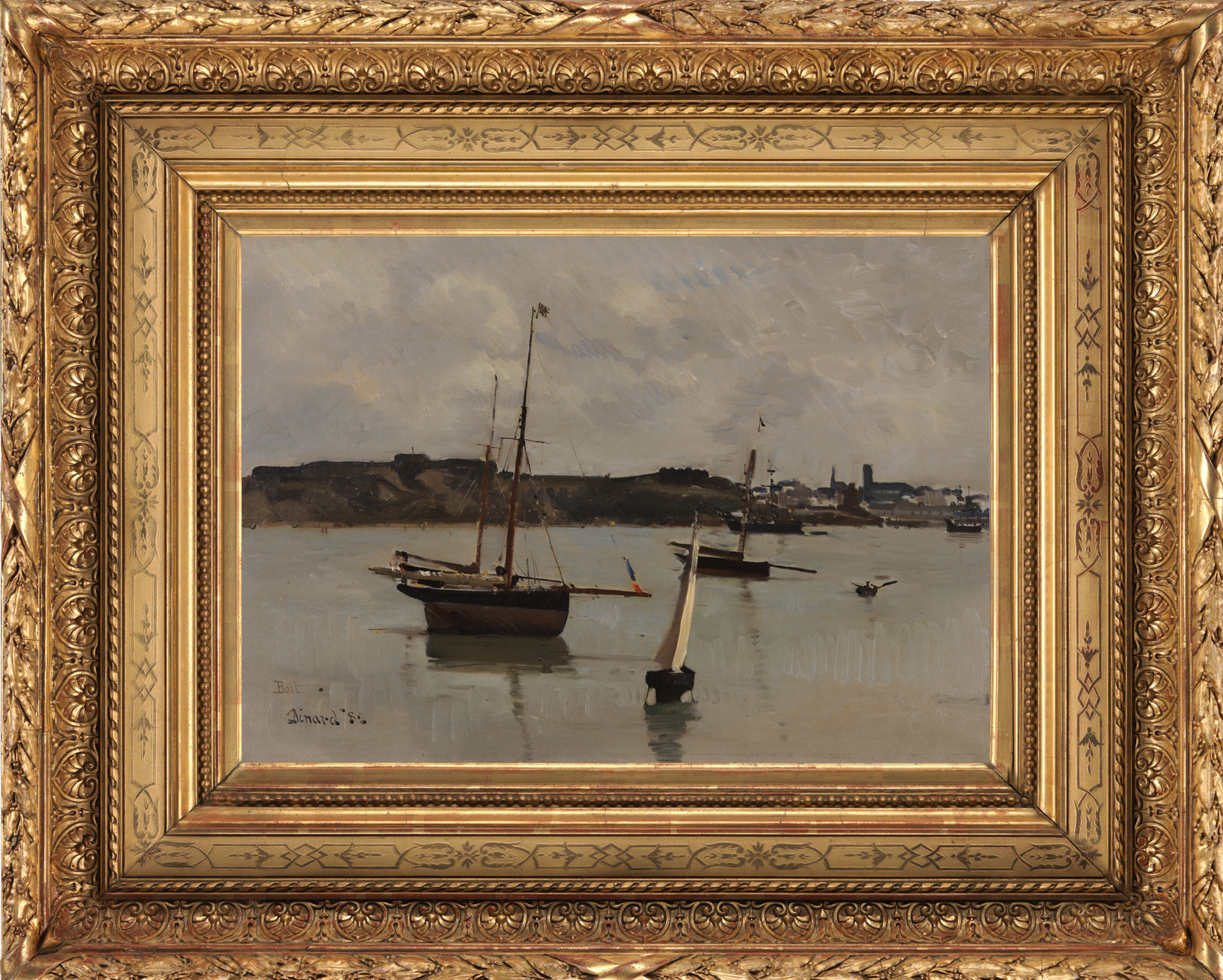 Edward Darley Boit's St. Servan Harbor, 1882.