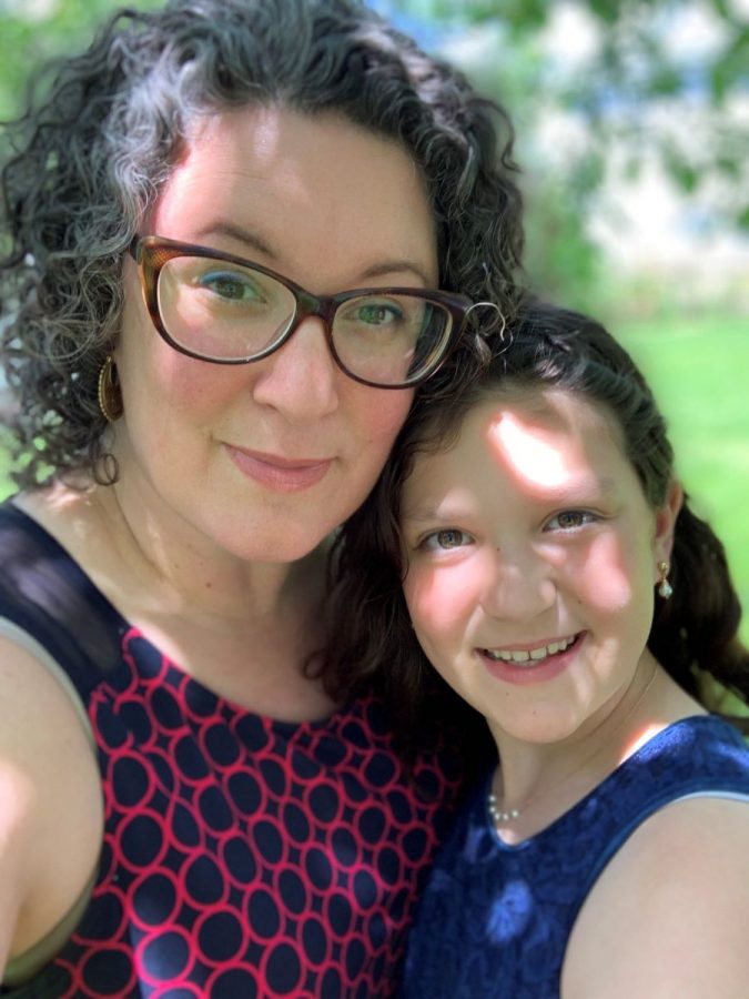 Cristina Prochilo with daughter