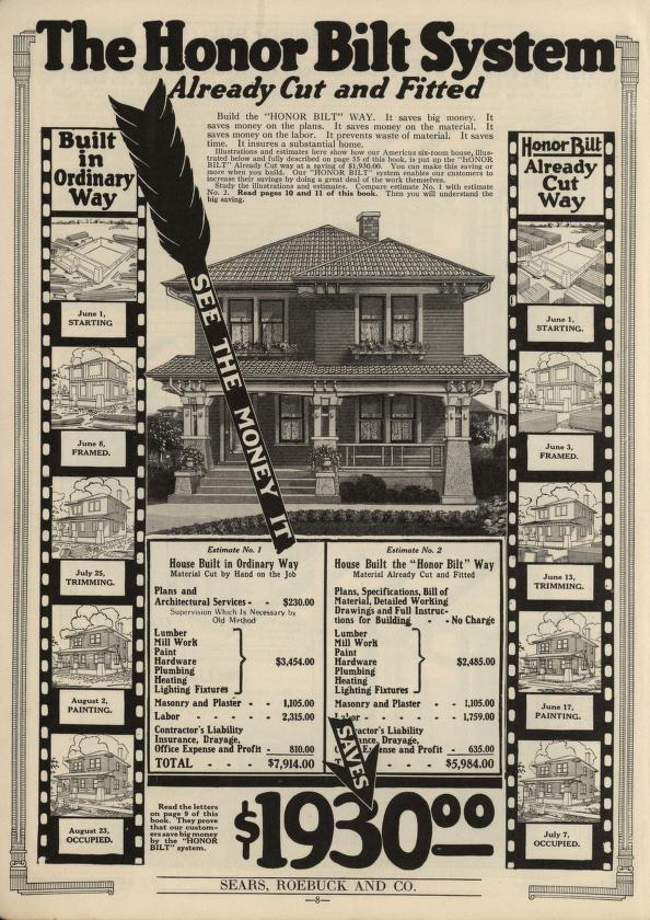 Page from Sears magazine about Honor Bilt System