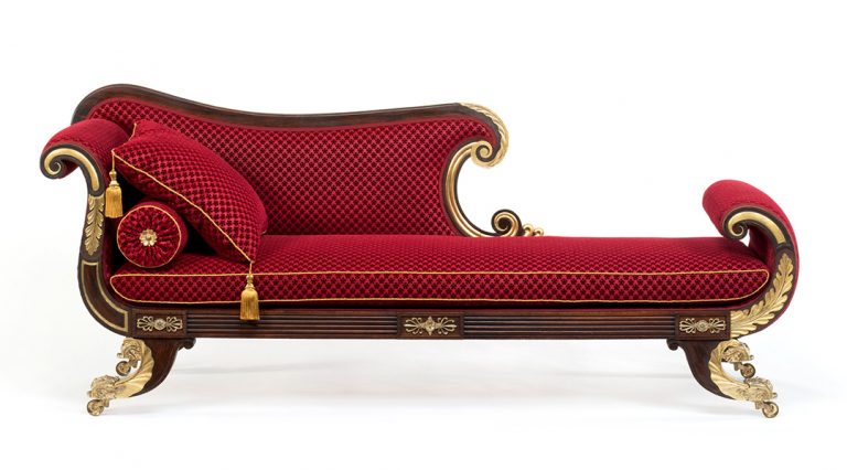 Conserving an Isaac Vose & Son couch | Historic New England