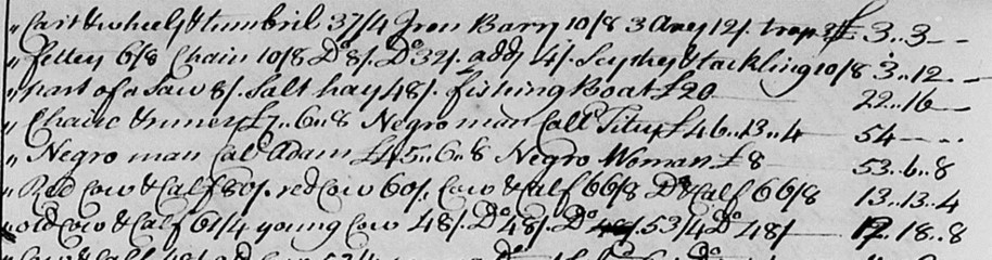Hand written eighteenth century will of Jonathan Cogswell.