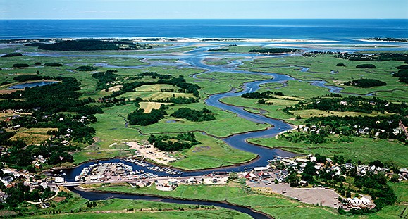 Aerial view of Essex Massachusetts