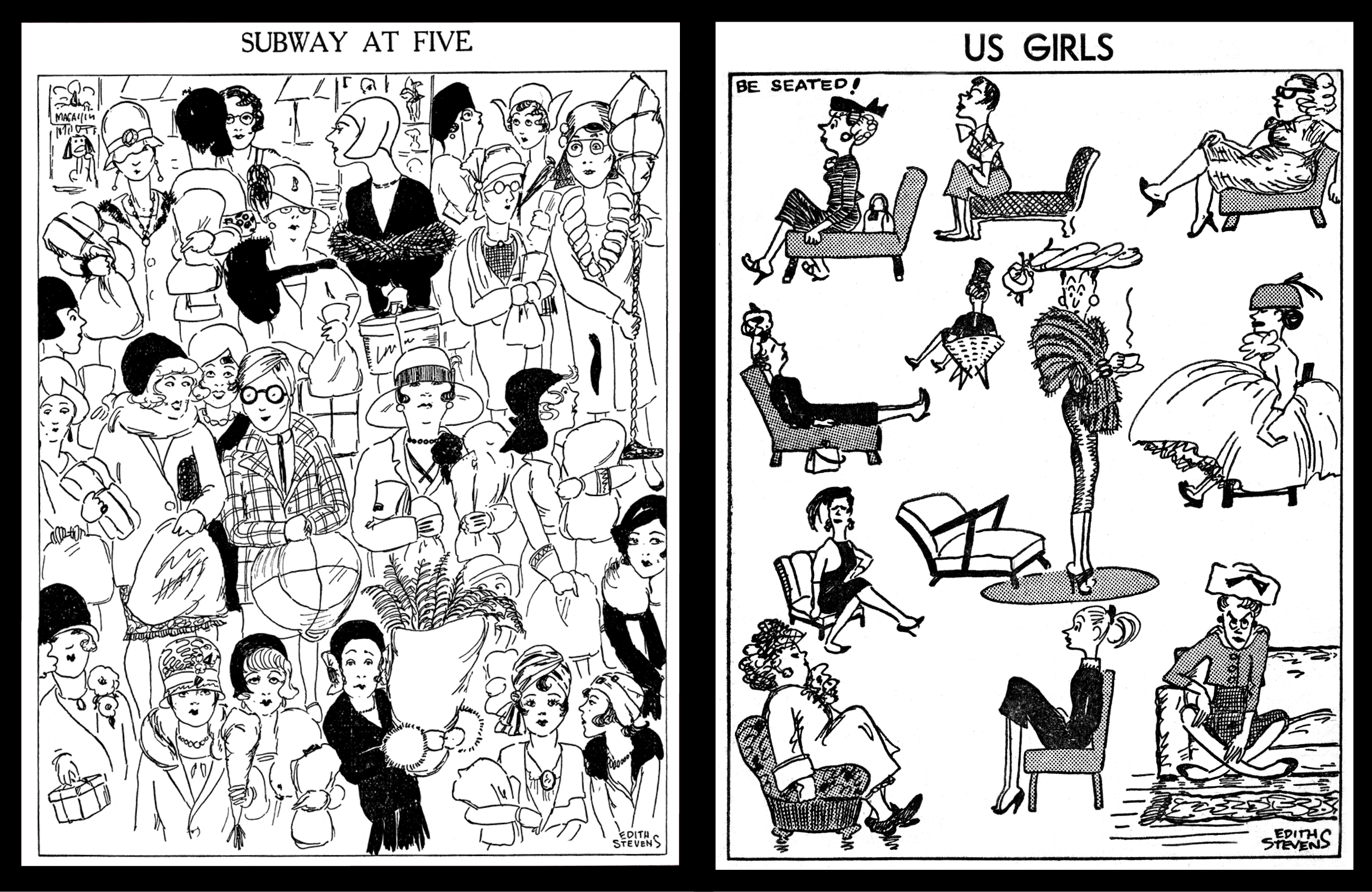 Edith Stevens, Pioneering Cartoonist