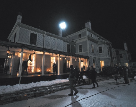 Little Women on Location at Lyman Estate