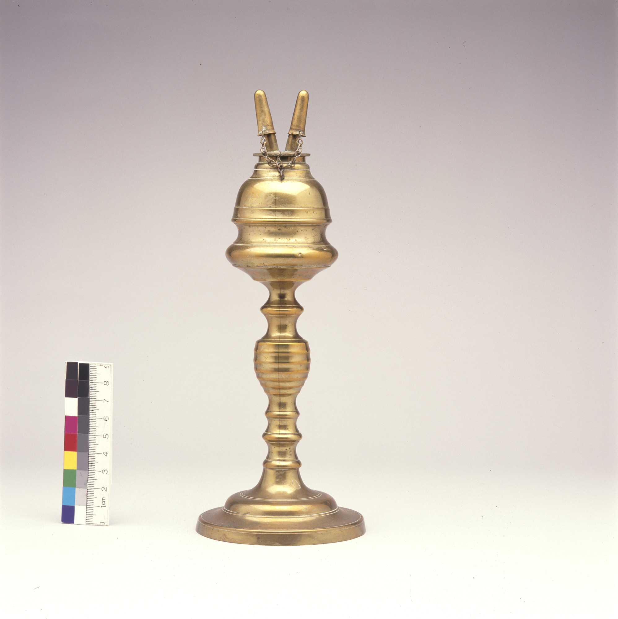 Two Brass Lamps...