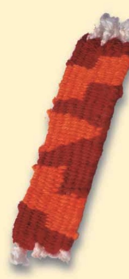 Weaving on a Straw Loom
