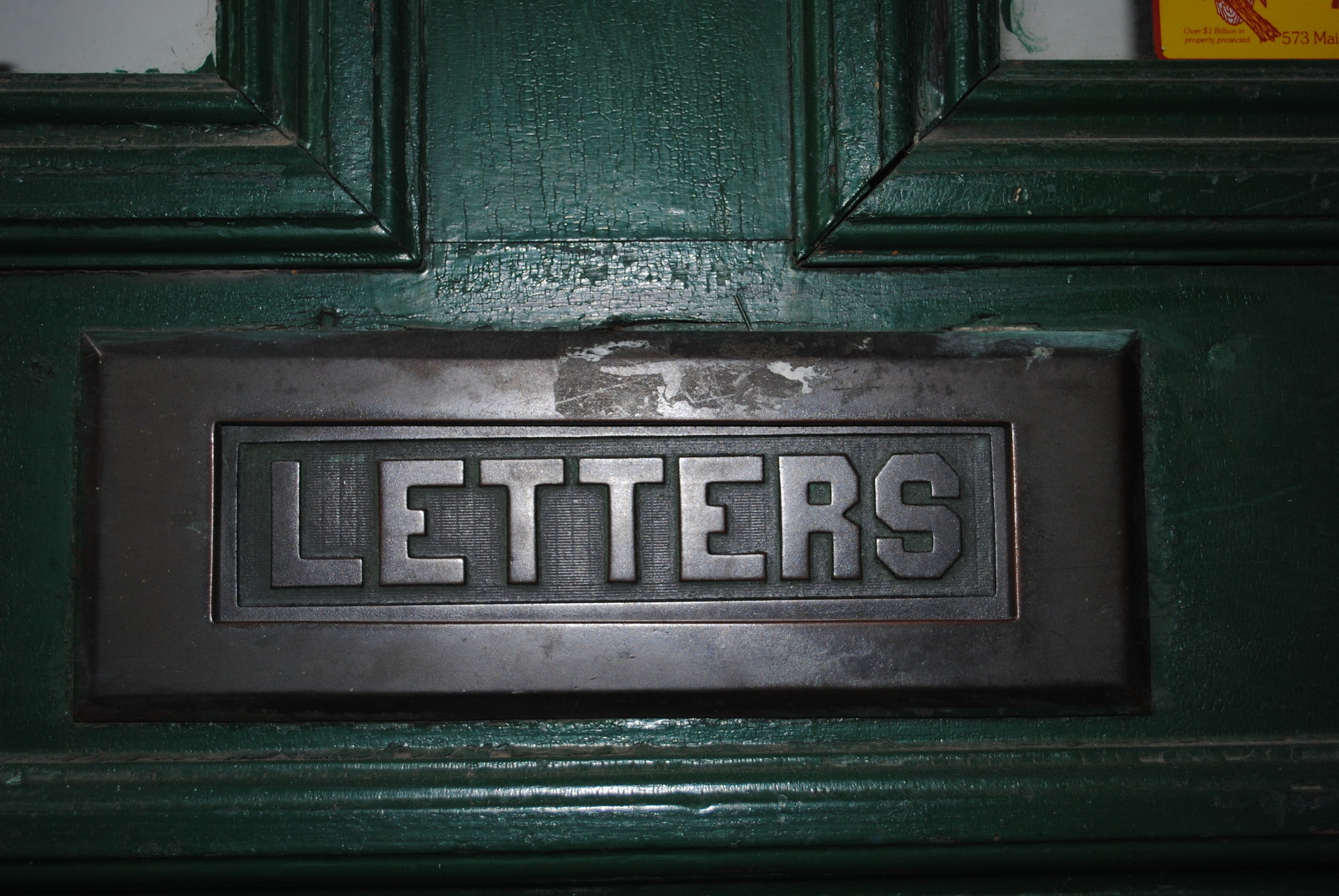 Doorknobs and Letter Slots