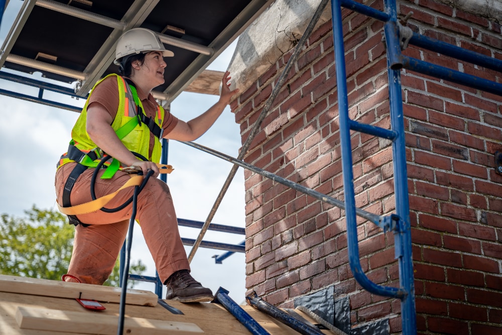 Different sites present different challenges for maintenance and preservation. Beauport, the Sleeper-McCann House, in Gloucester, Massachusetts, has no less than six chimneys — each one a completely different style!