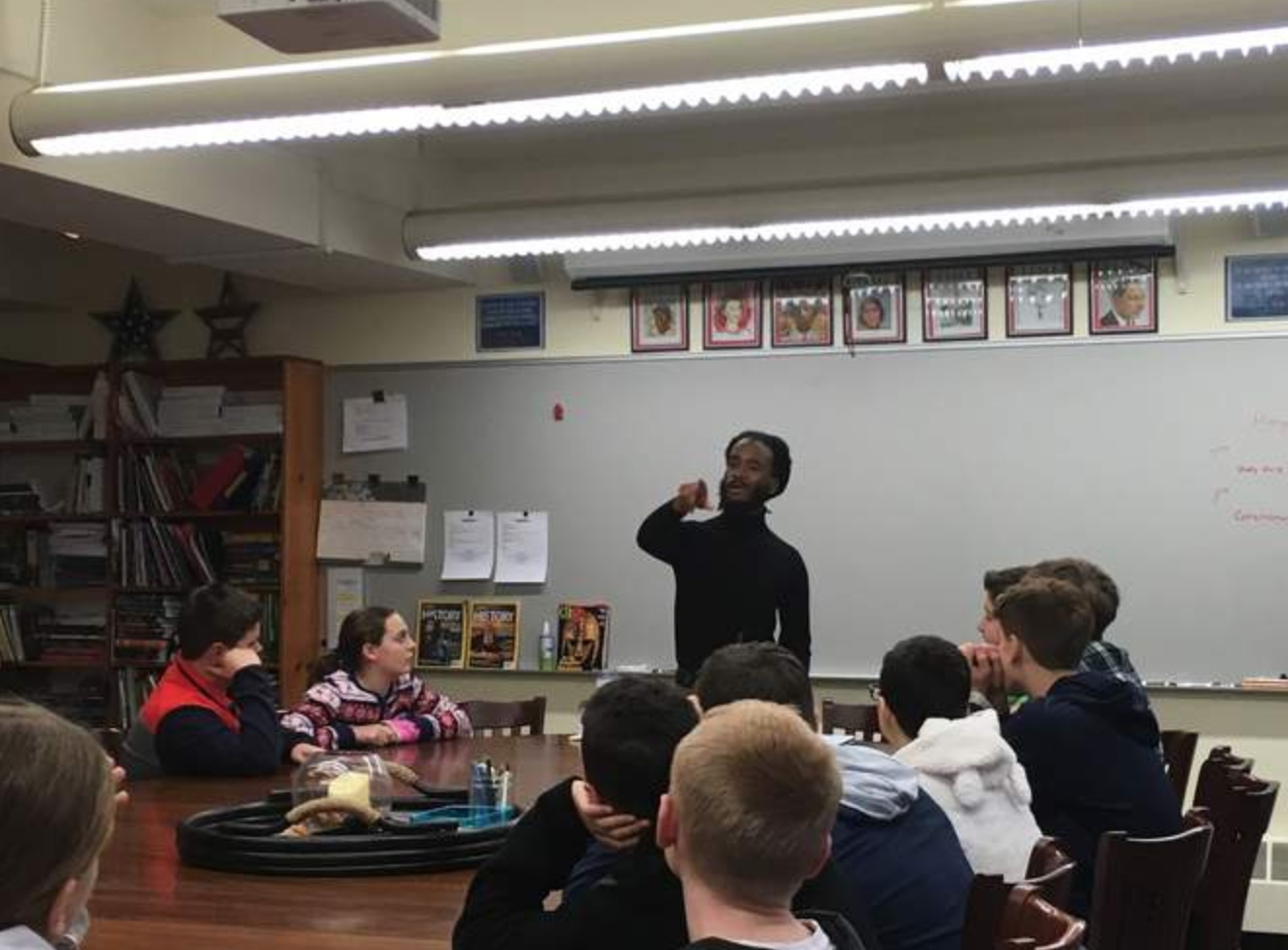 Country School Students Take in Poetry as They Begin to Research Slavery in Madison