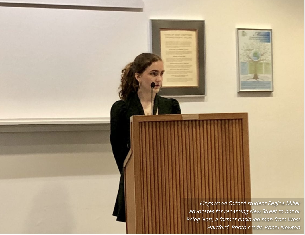 West Hartford Town Council Approves Procedure for Honorary and Historic Renaming of Public Streets