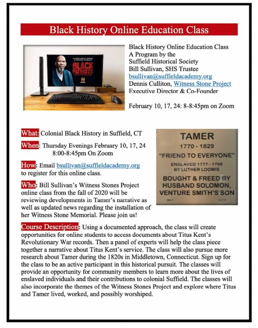 Black History Online Education Class