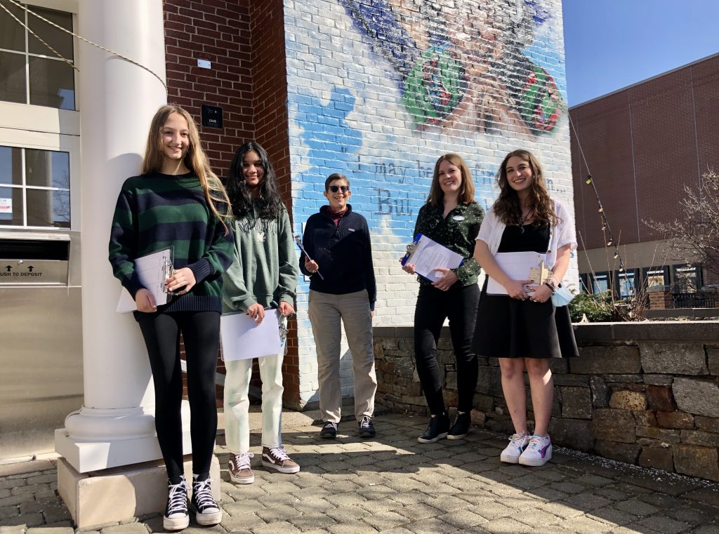 Witness Stones Project Students Petitioning to Rename Street in Blue Back Square