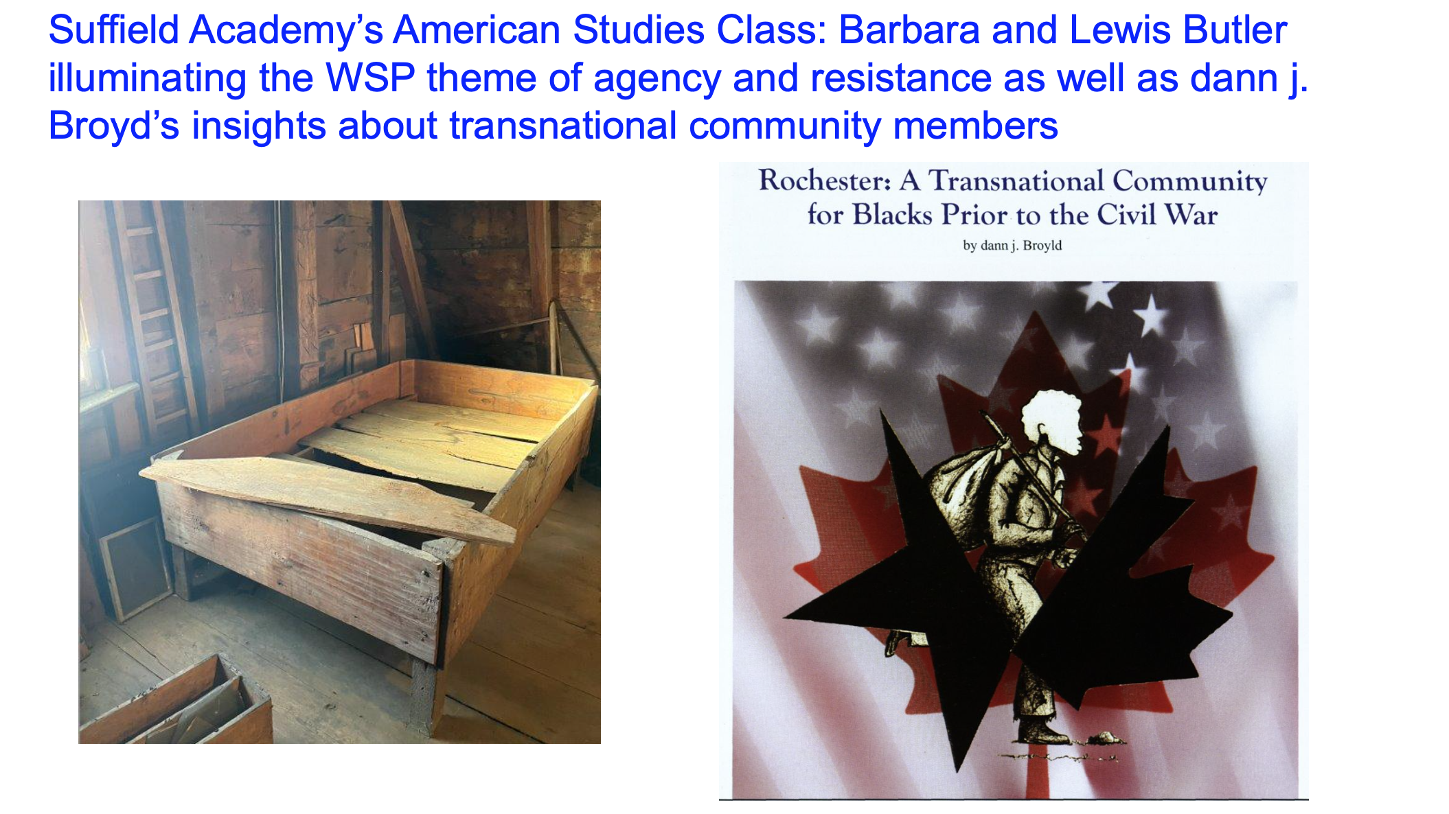 Suffield Academy Students Recover the Lives of Barbara and Lewis Butler