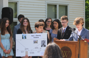 Witness Stones Installation Ceremony Held On Wooster School Campus