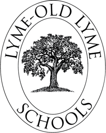 Lyme-Old Lyme Schools logo featuring a detailed tree design within an oval border.