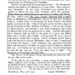 Page from History of Woodstock discussing slavery abolition in Connecticut and stories of individuals being liberated.