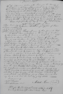 18th-century handwritten legal document certifying the health and age of an individual named Bristol in Connecticut.
