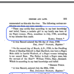 Historical document highlighting slavery records, mentioning Elisha Pitkin and George Pitkin certifications in the 1780s.