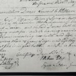 Historical emancipation document from 1793, detailing the freedom granted to a servant named Dorcas.