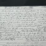 Historical handwritten document certifying the emancipation of an enslaved person named Caesar, dated January 3, 1803.