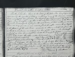 Historical handwritten document certifying the emancipation of an enslaved person named Caesar, dated January 3, 1803.