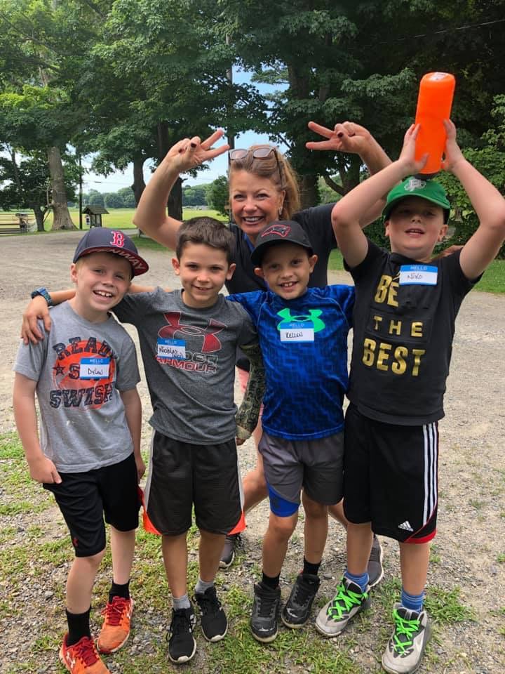 Campers at Spencer-Peirce-Little Farm